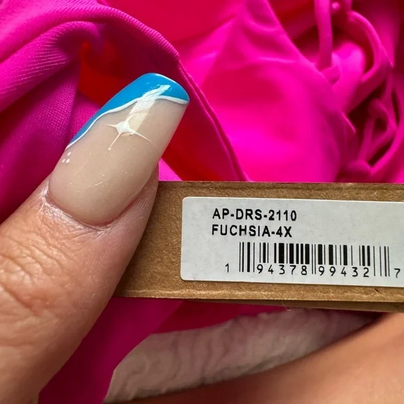 skims one shoulder lace up mini dress - Picture 4 of 4